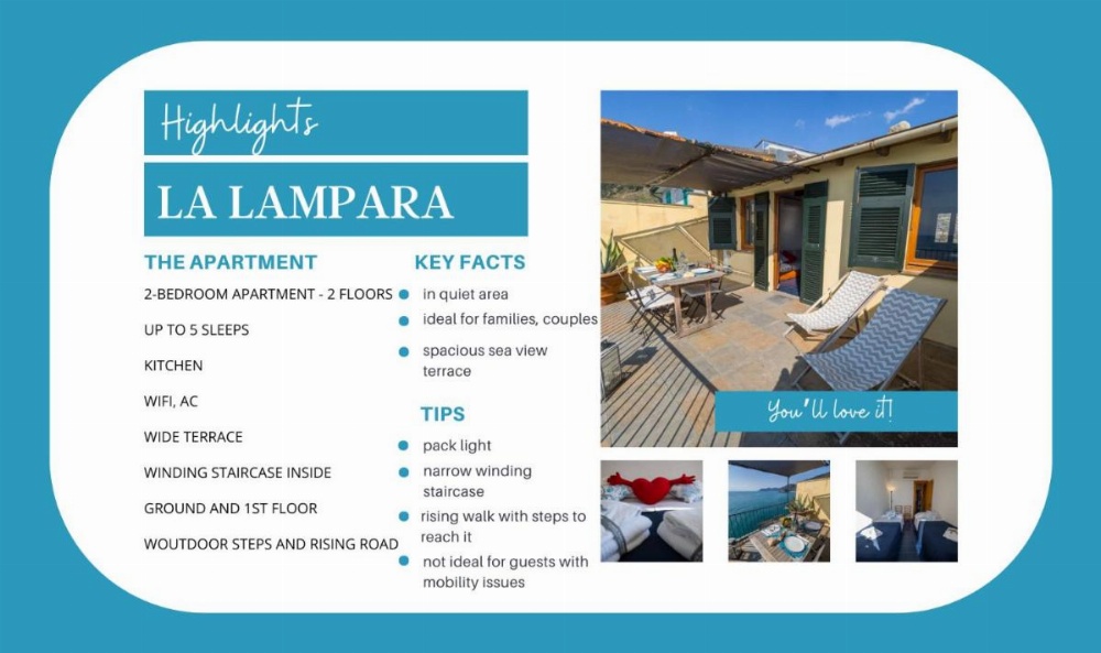 La Lampara Sea View Terrace Apartment Image 10
